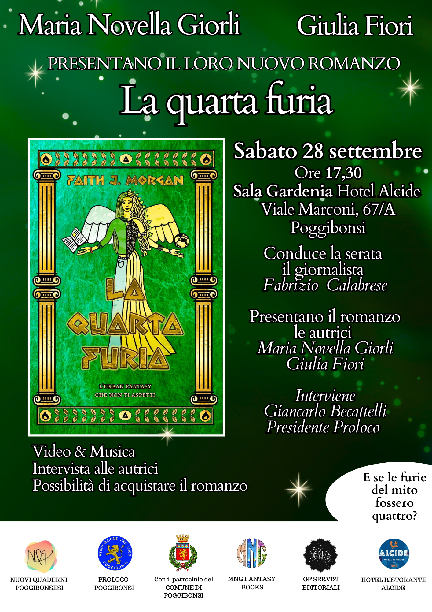 Presentazione del romanzo "La quarta furia"