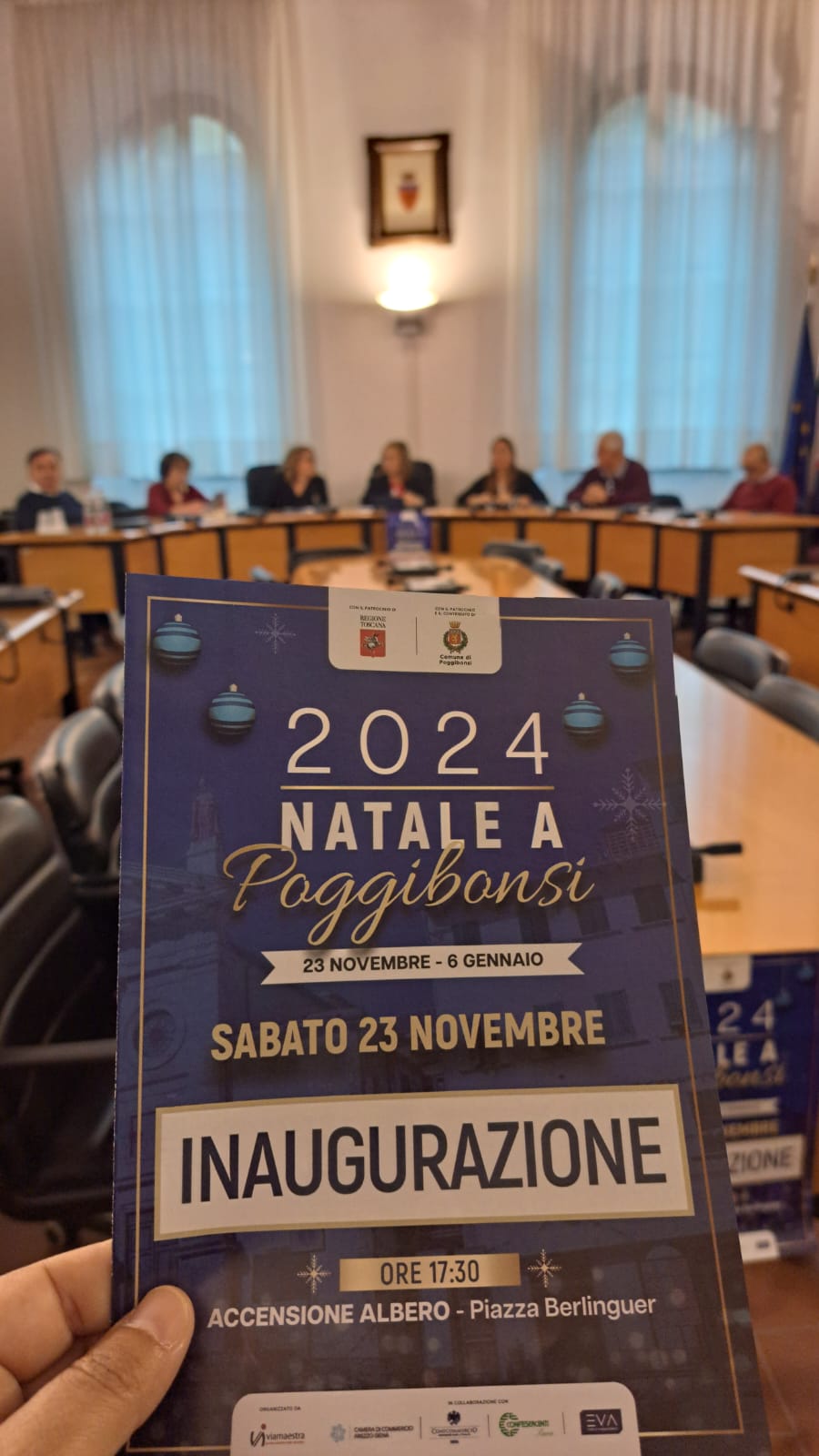 Elementi tridimensionali, proiezioni, mercatini: nuovo format per il Natale a Poggibonsi