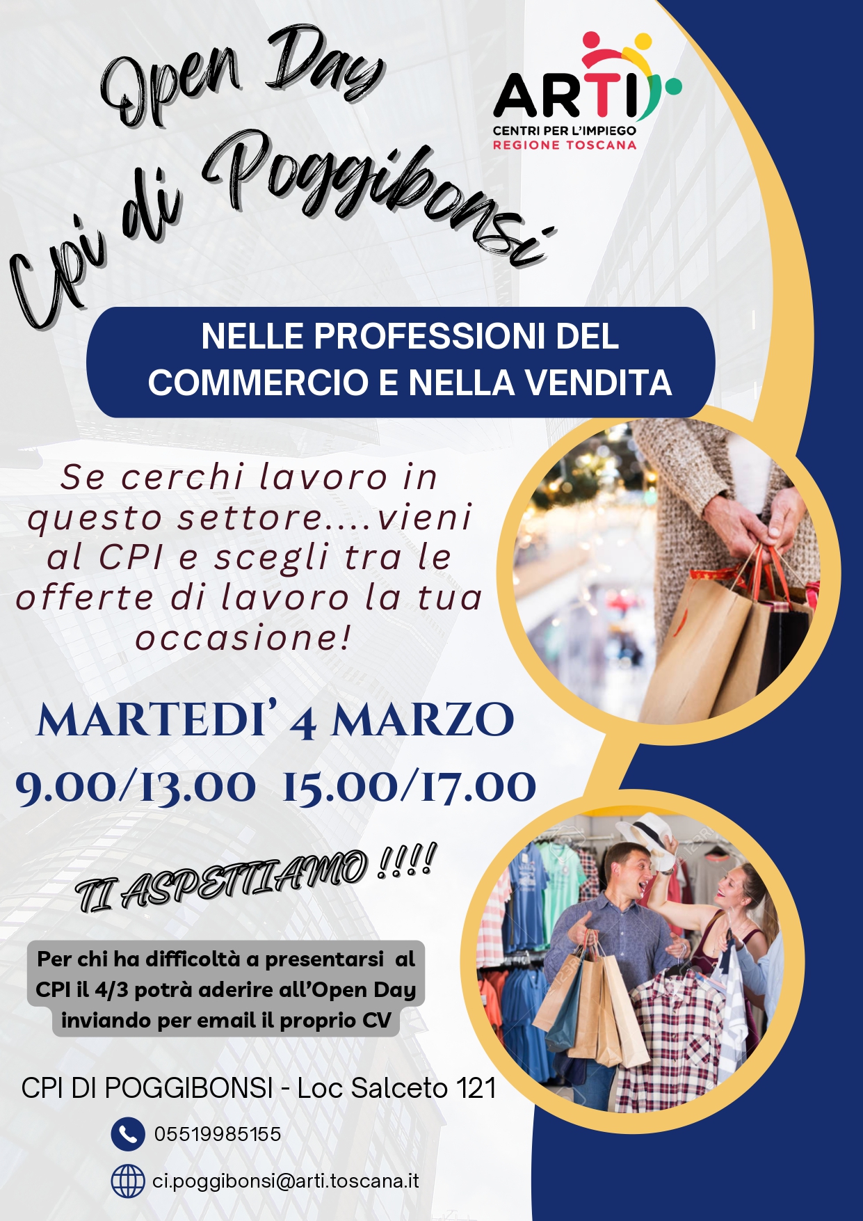 Open day al Centro per l'Impiego di Poggibonsi